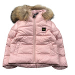 Blauer Giubbino tinta unita con Zip E Cappuccio Rosa per Neonata 22WBBXC02438 ROSA BLAUER 
