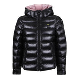 Blauer Giubbino tinta unita con Cappuccio E Zip Nero per Neonata 22WBLGC02408 NERO BLAUER 