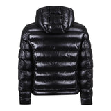 Blauer Giubbino tinta unita con Cappuccio E Zip Nero per Neonata 22WBLGC02408 NERO BLAUER 