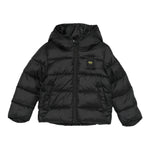 Blauer Giubbino tinta unita con Cappuccio Nero per Neonato 23WBBXC02297 NERO BLAUER 