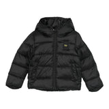 Blauer Giubbino tinta unita con Cappuccio Nero per Neonato 23WBBXC02297 NERO BLAUER 