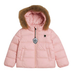 Blauer Giubbino tinta unita con Zip E Cappuccio Rosa per Neonata 24WBBXC02550 ROSA BLAUER 
