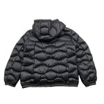 Blauer Giubbino tinta unita con Zip E Cappuccio Nero per Bambina 24WBLGC03078 NERO BLAUER 