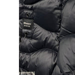 Blauer Giubbino tinta unita con Zip E Cappuccio Nero per Bambina 24WBLGC03078 NERO BLAUER 