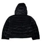 Blauer Giubbino tinta unita con Cappuccio Nero per Bambina 24WBLGC03516 NERO BLAUER 