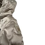 Blauer Giubbino tinta unita con Cappuccio Beige per Bambina 24WBLGC03523 BEIGE BLAUER 