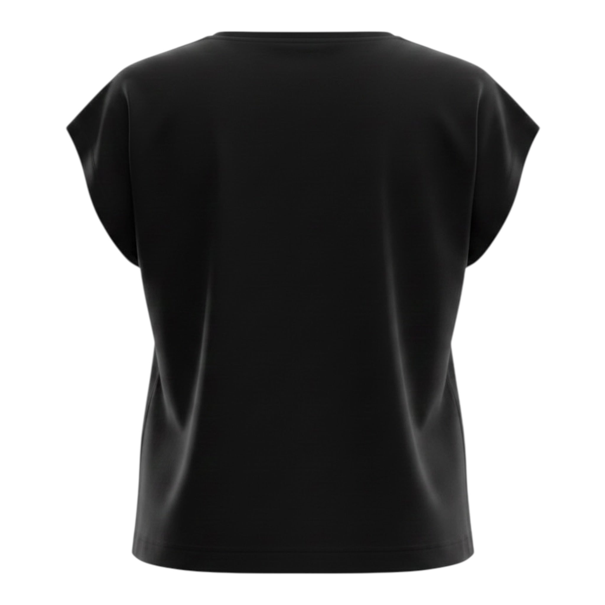 Blauer T-Shirt tinta unita con Applicazioni Nero per Bambina 25SBLGH02492 NERO BLAUER 