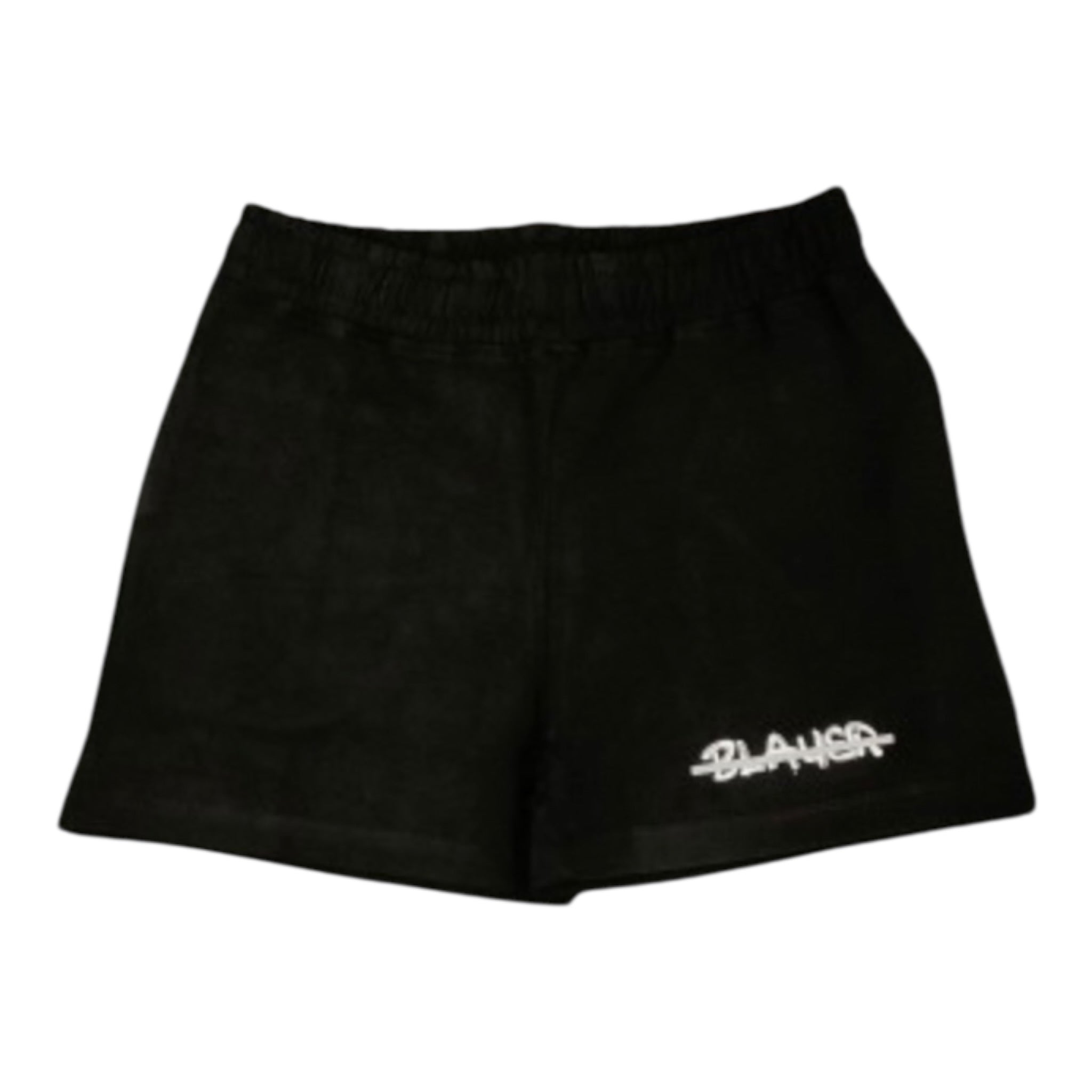 Blauer Short tinta unita con Logo Nero per Bambina 25SBLGP05549 NERO BLAUER 
