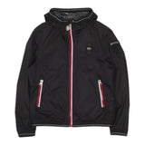 Blauer Giubbino tinta unita con Cappuccio Nero per Bambino 25SBLKC11440 NERO BLAUER 