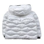 Blauer Giubbino tinta unita con Zip E Cappuccio Bianco per Neonato 25WBBXC02456XX BIANCO BLAUER 