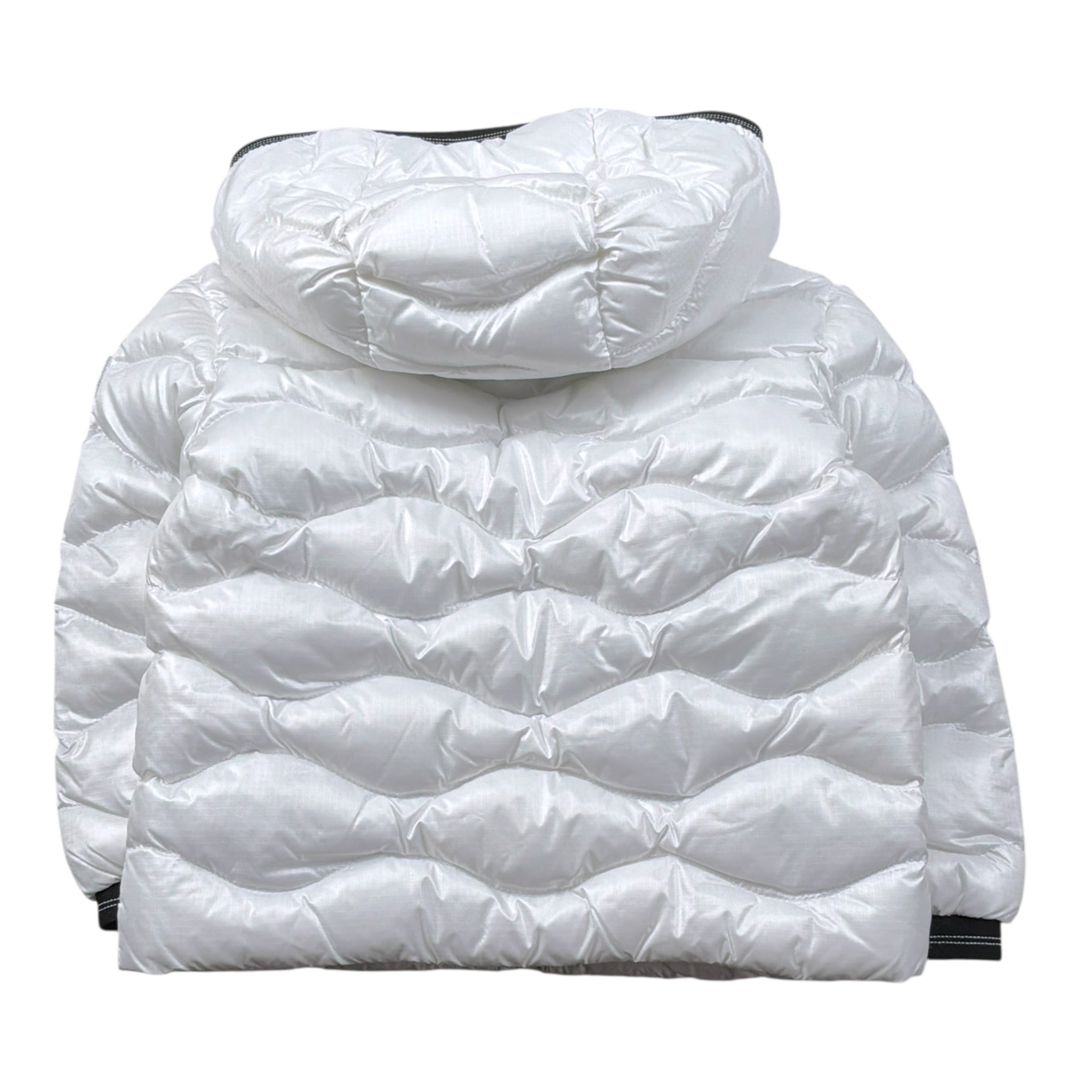 Blauer Giubbino tinta unita con Zip E Cappuccio Bianco per Neonato 25WBBXC02456XX BIANCO BLAUER 
