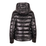 Blauer Giubbino tinta unita con Zip E Cappuccio Nero per Bambina 25WBLGC023911 NERO BLAUER 