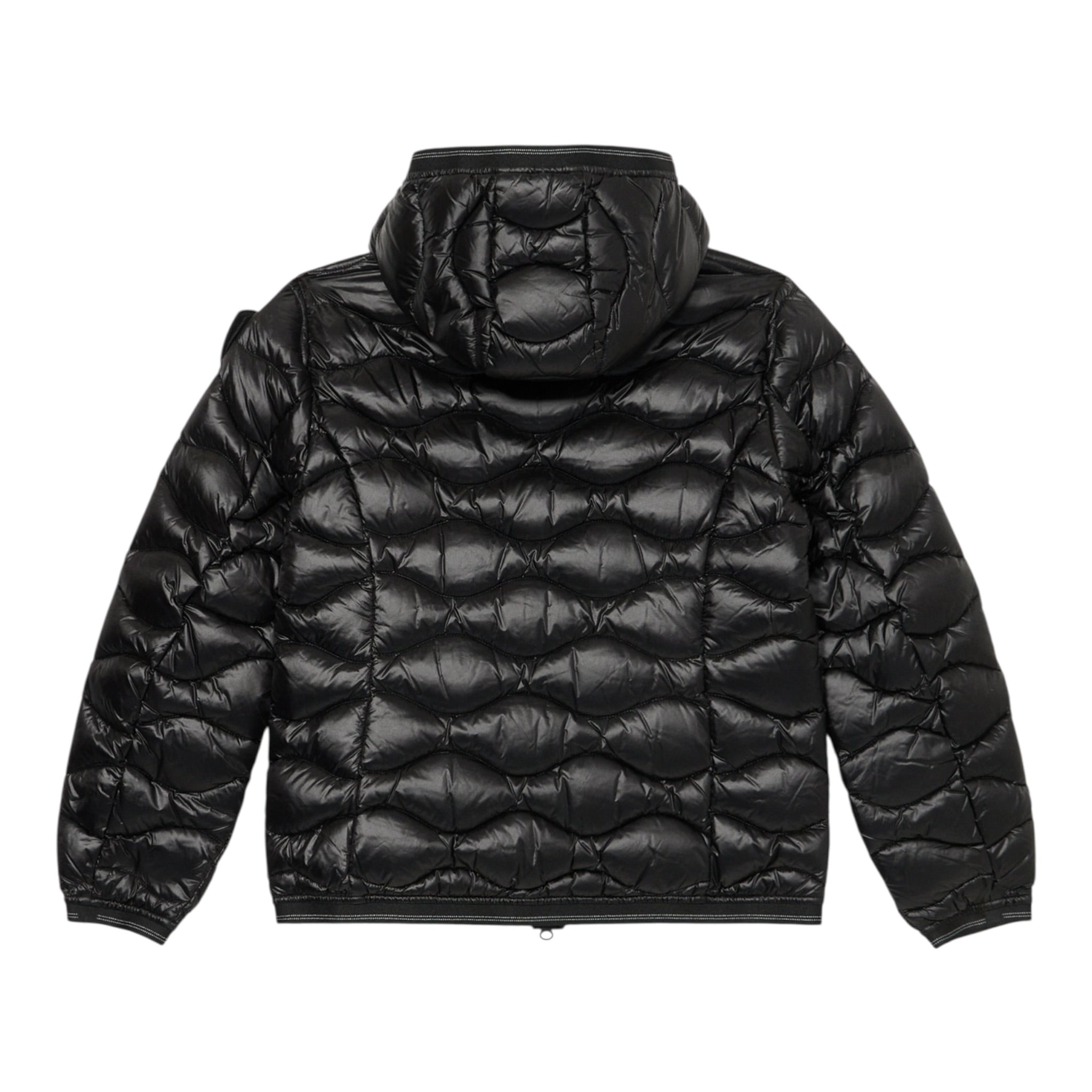Blauer Giubbino tinta unita con Cappuccio Nero per Bambina 25WBLGC03385 NERO BLAUER 