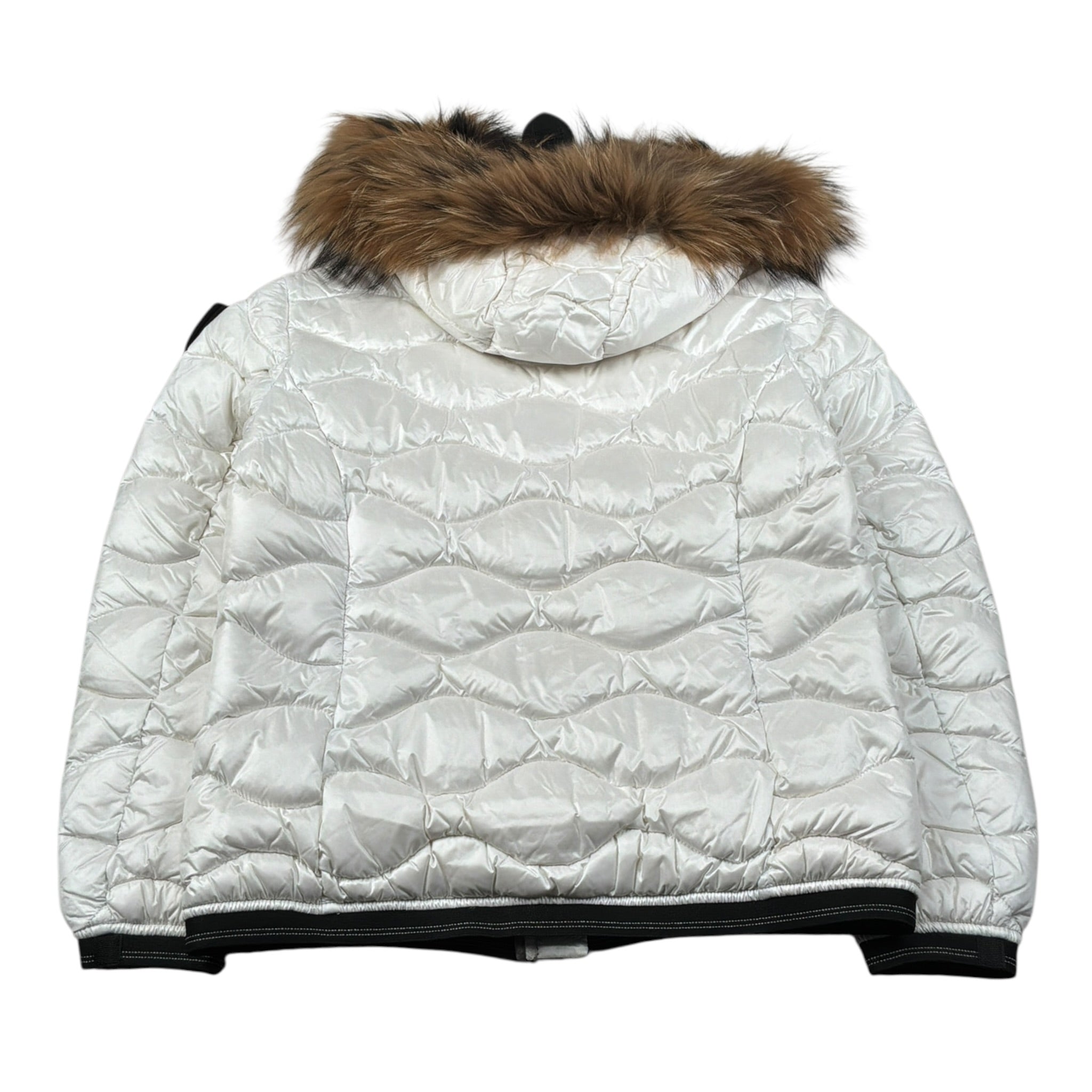 Blauer Giubbino tinta unita con Zip E Cappuccio Bianco per Neonata 25WBLGC03387N BIANCO BLAUER 