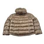 Blauer Giubbino tinta unita con Zip E Cappuccio Beige per Bambino 25WBLKC02427 BEIGE BLAUER 