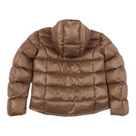 Blauer Giubbino tinta unita con Zip E Cappuccio Beige per Bambino 25WBLKC02427X BEIGE BLAUER 