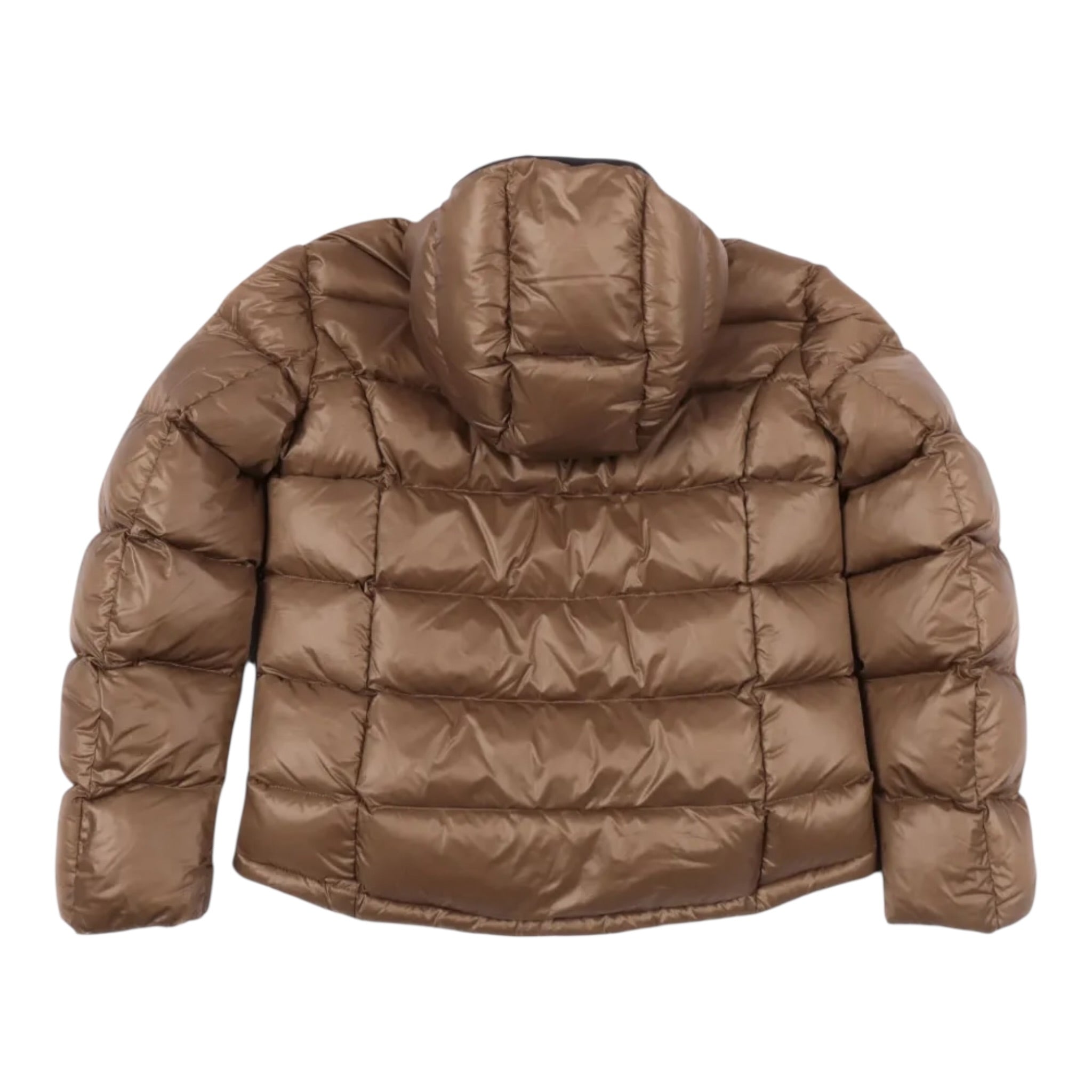 Blauer Giubbino tinta unita con Zip E Cappuccio Beige per Bambino 25WBLKC02427X BEIGE BLAUER 