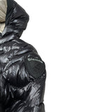 Blauer Giubbino tinta unita con Zip E Cappuccio Nero per Bambino 25WBLKC02429X NERO BLAUER 
