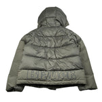 Blauer Giubbino tinta unita con Zip E Cappuccio Verde per Bambino 25WBLKC02432 VERDE BLAUER 