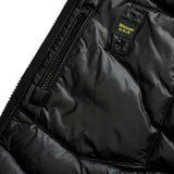 Blauer Giubbino tinta unita con Zip E Cappuccio Nero per Bambino 25WBLKC03438 NERO BLAUER 