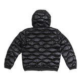 Blauer Giubbino tinta unita con Zip E Cappuccio Nero per Bambino 25WBLKC03438X NERO BLAUER 