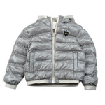 Blauer Giubbino Reversibile con Zip E Cappuccio Grigio per Bambino 25WBLKC06433 GRIGIO BLAUER 
