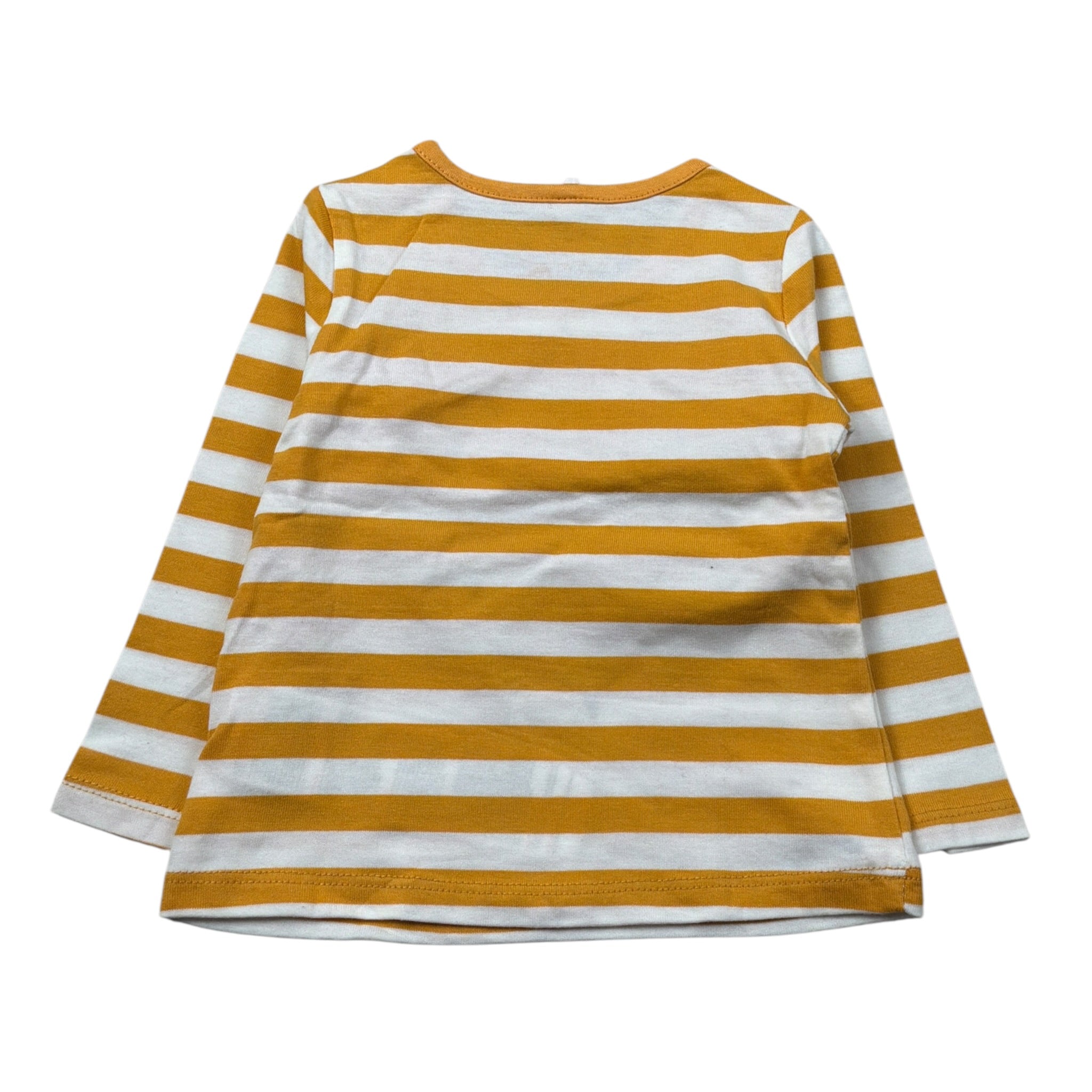 Boboli Shirt Bicolore Fantasia A Righe Senape per Neonato 133131 SENAPE BOBOLI 