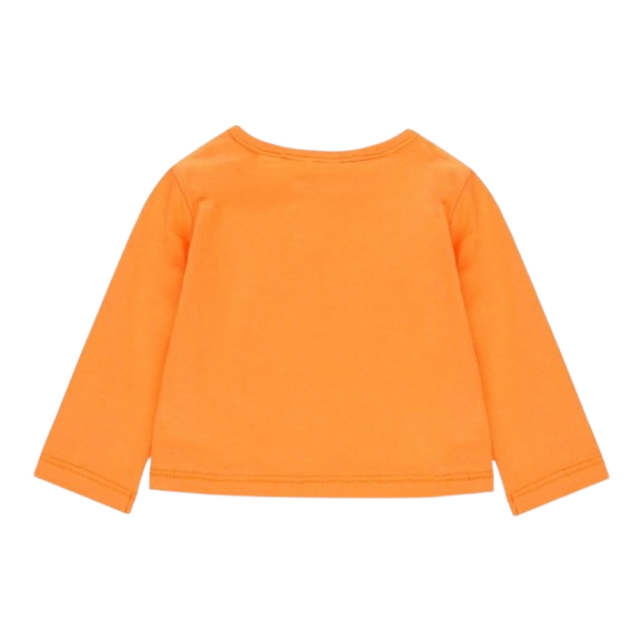 Boboli Shirt Girocollo tinta unita con Stampa Arancione per Neonato 138002 ARANCIONE BOBOLI 