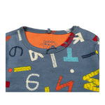 Boboli Shirt tinta unita con Stampe Blu per Neonato 138068 BLU BOBOLI 