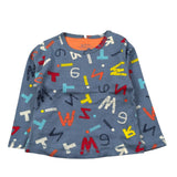 Boboli Shirt tinta unita con Stampe Blu per Neonato 138068 BLU BOBOLI 