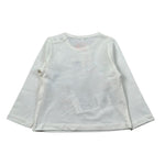 Boboli Shirt Girocollo tinta unita con Stampa Bianco per Neonato 138079 BIANCO BOBOLI 