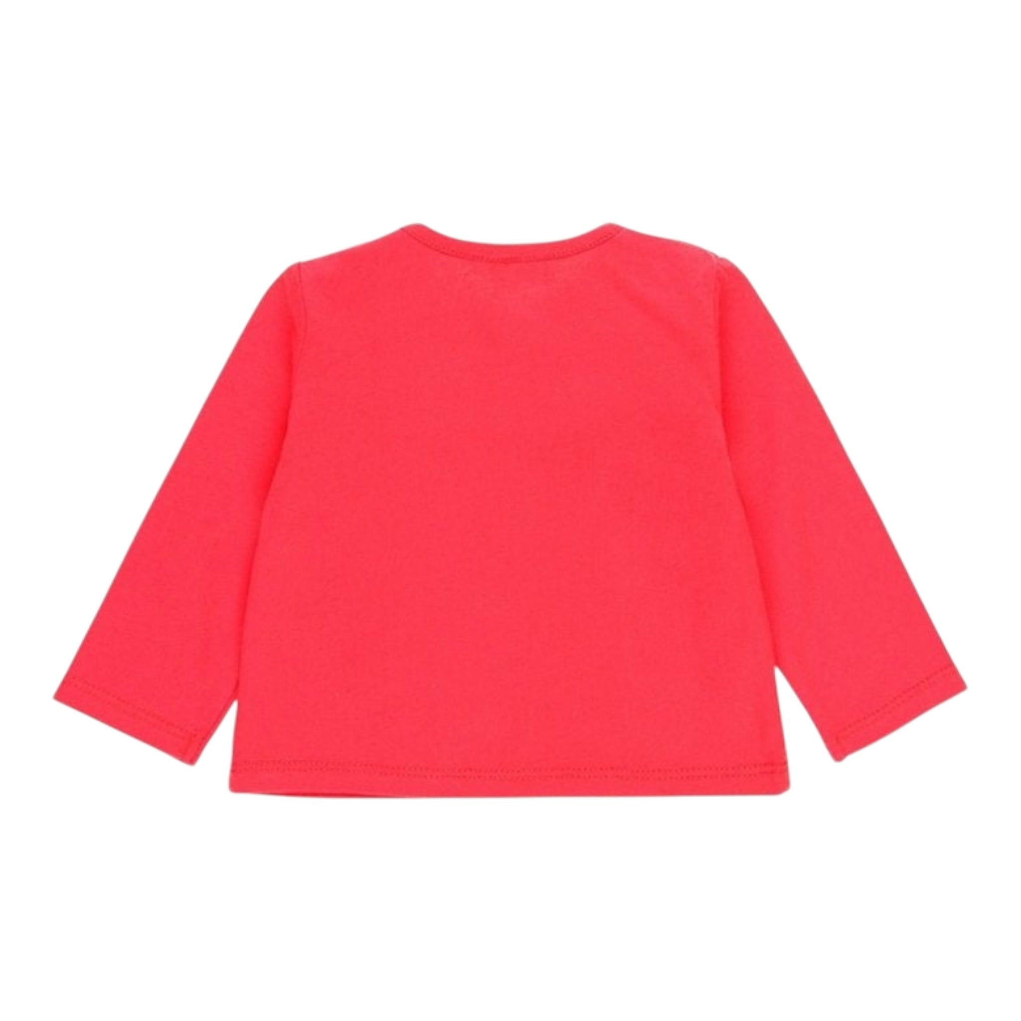 Boboli Shirt Girocollo tinta unita con Stampa Rosso per Neonato 143075 ROSSO BOBOLI 