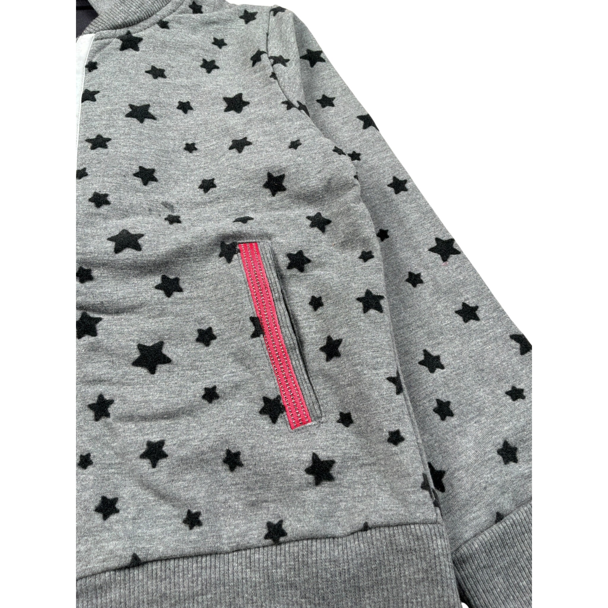 Boboli Felpa con Zip E Cappuccio tinta unita Grigio per Bambina 214143 GRIGIO BOBOLI 