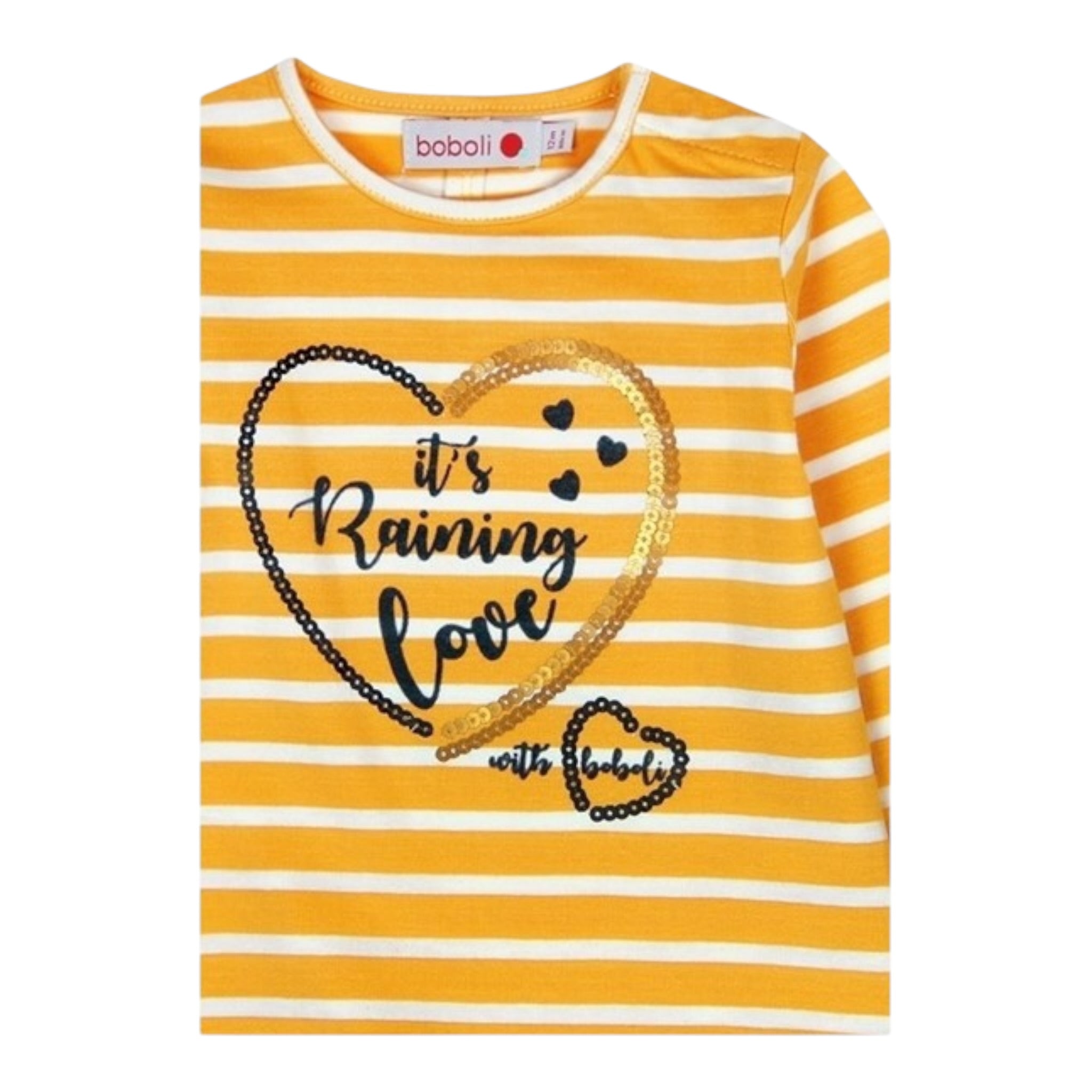 Boboli Shirt tinta unita Girocollo Giallo per Neonata 226000 GIALLO BOBOLI 
