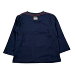 Boboli Shirt Girocollo tinta unita con Stampa Blu per Neonato 313063 BLU BOBOLI 