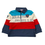 Boboli Polo Manica Lunga Multicolor Multicolor per Neonato 324021 MULTICOLOR BOBOLI 