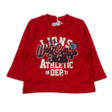 Boboli Shirt Girocollo tinta unita con Stampa Rosso per Neonato 324032 ROSSO BOBOLI 