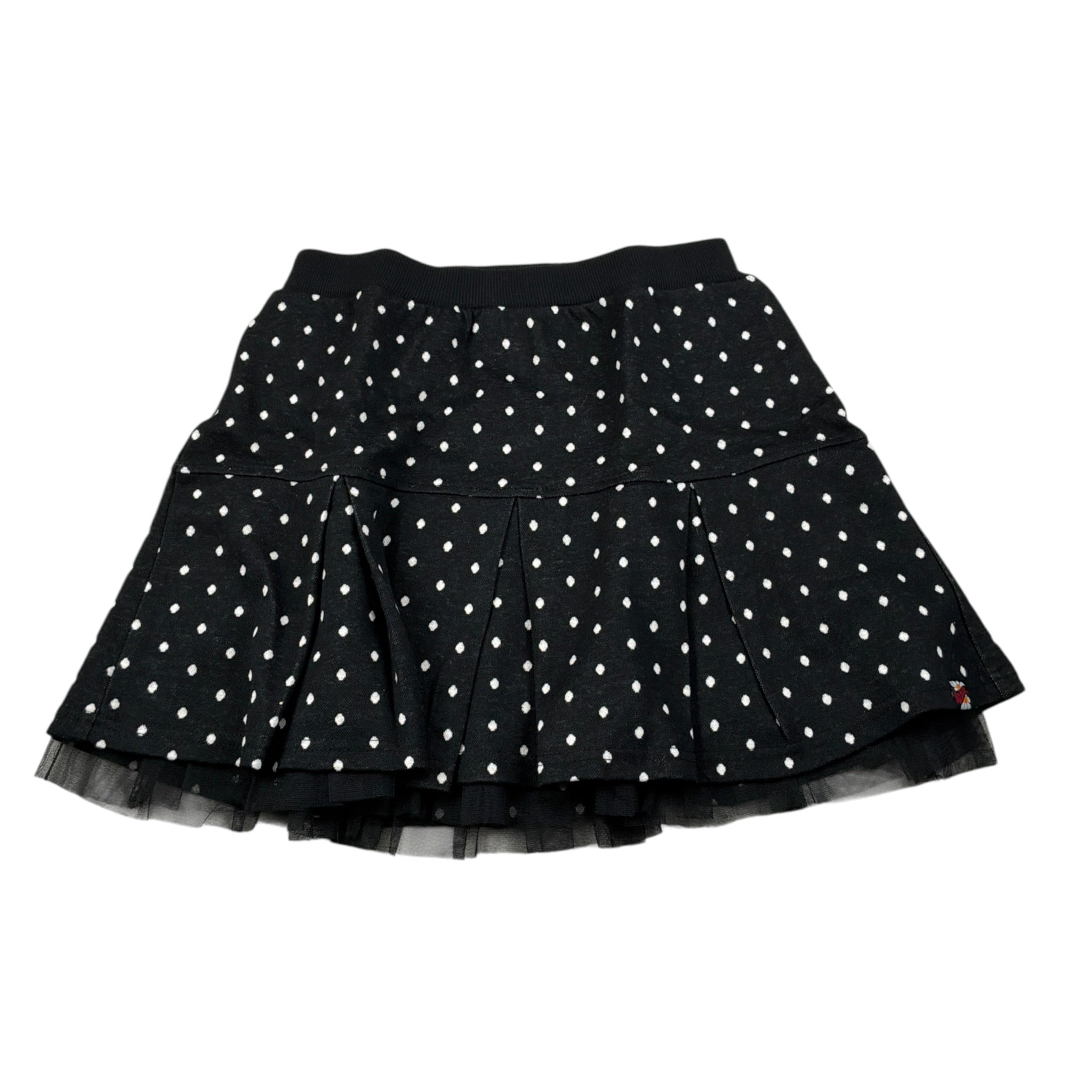Boboli Gonna tinta unita Fantasia A Pois Nero per Bambina 415099 NERO BOBOLI 
