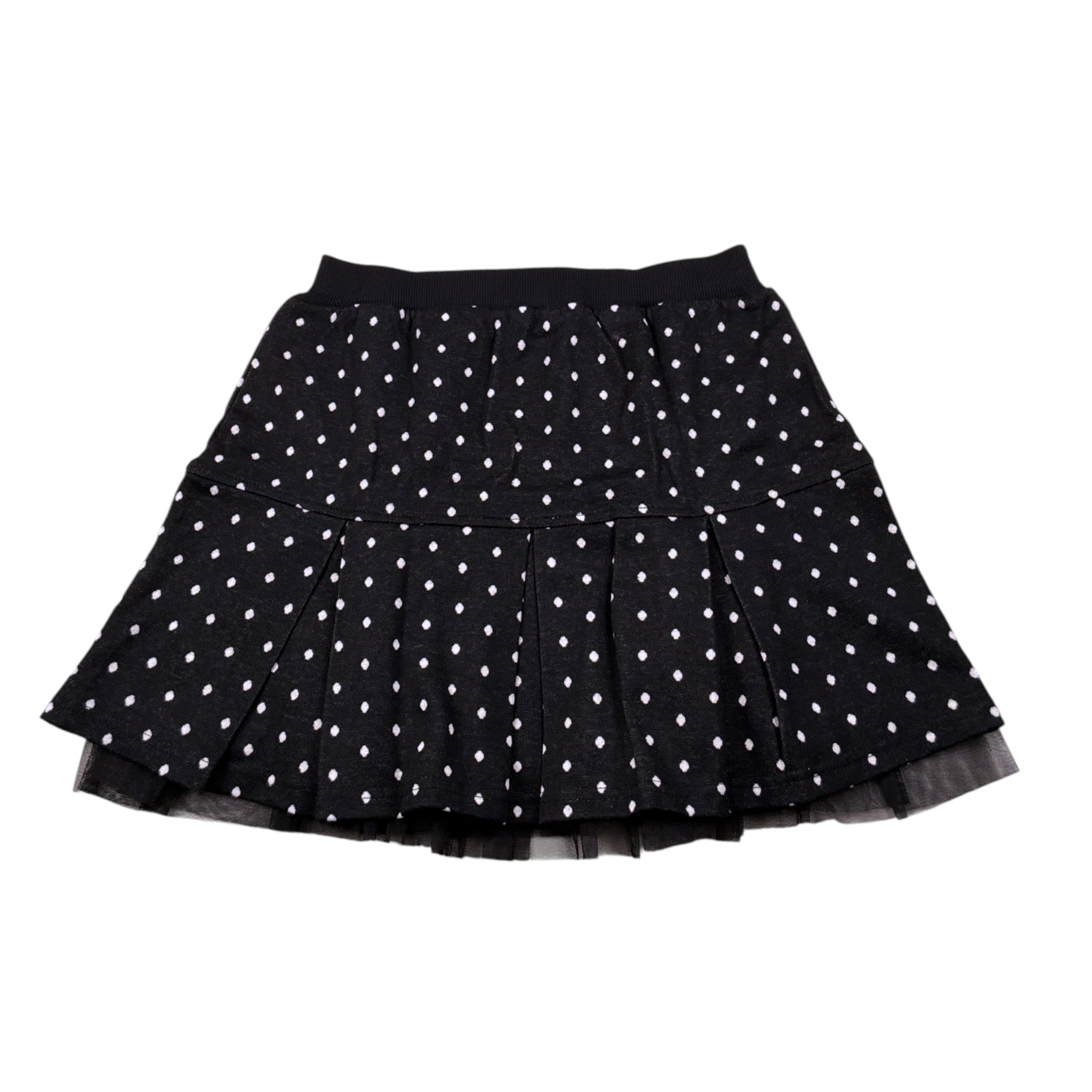 Boboli Gonna tinta unita Fantasia A Pois Nero per Bambina 415099 NERO BOBOLI 