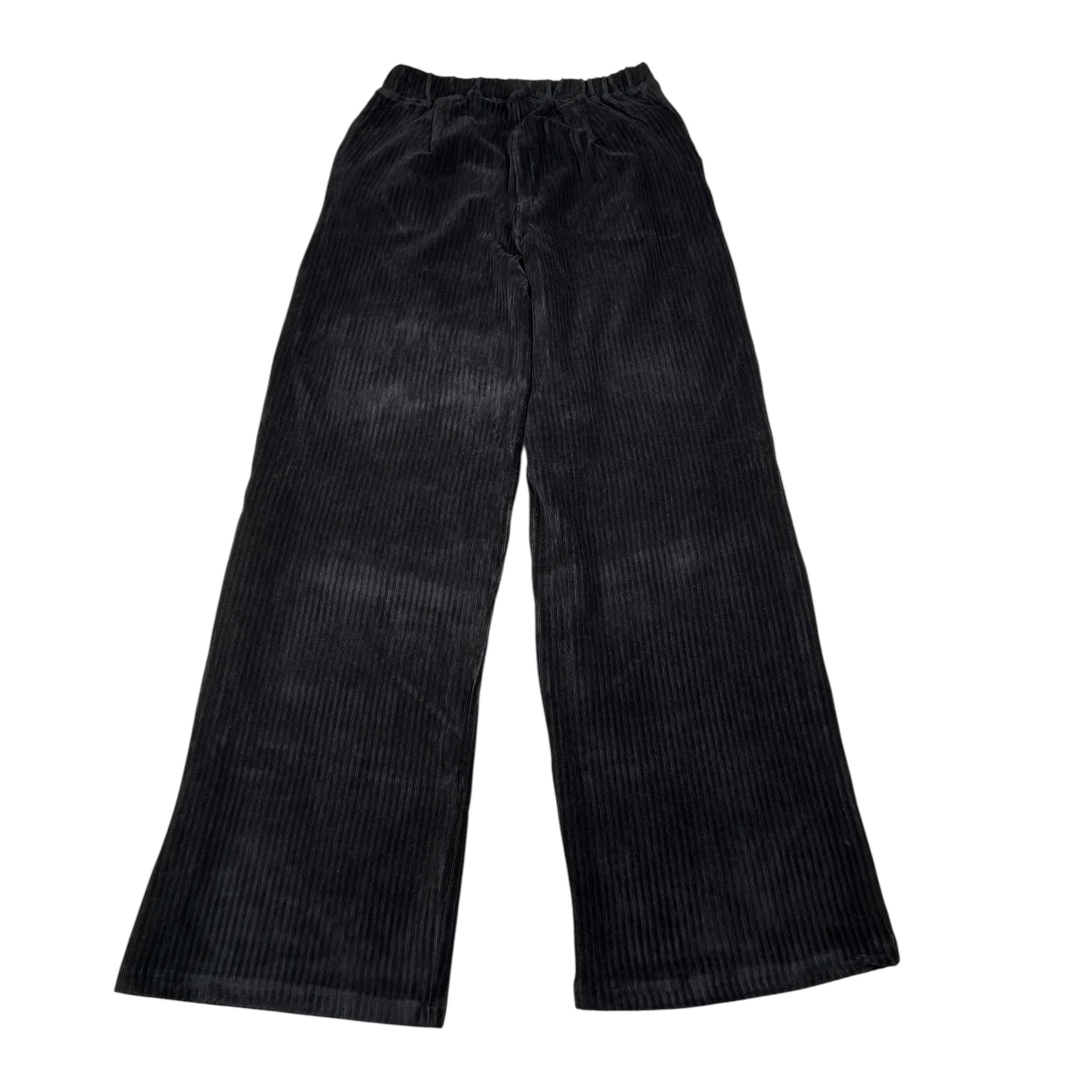 Boboli Pantalone tinta unita Modello Palazzo Nero per Bambina 415190 NERO BOBOLI 