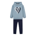 Boboli Completo 2 Pezzi Felpa-Leggins Azzurro per Bambina 455015 AZZURRO BOBOLI 