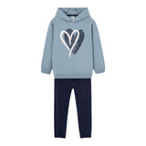 Boboli Completo 2 Pezzi Felpa-Leggins Azzurro per Bambina 455015 AZZURRO BOBOLI 