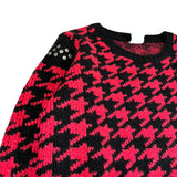 Boboli Abito Manica Lunga Stampa Fantasia Nero per Bambina 457118 NERO BOBOLI 