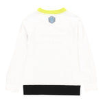 Boboli Shirt Girocollo tinta unita con Stampa Bianco per Bambino 513021 BIANCO BOBOLI 