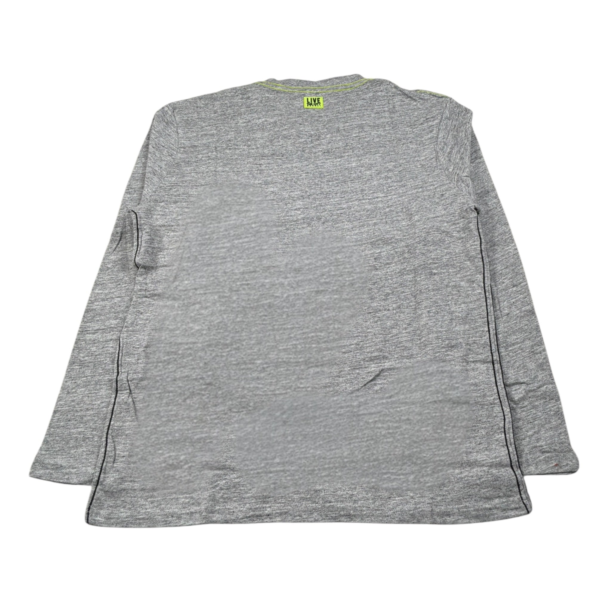 Boboli Shirt Girocollo tinta unita con Stampa Grigio per Bambino 518082 GRIGIO BOBOLI 
