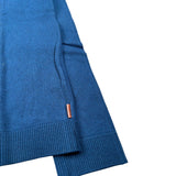 Boboli Maglia con Collo A V tinta unita Blu per Bambino 736455 BLU BOBOLI 