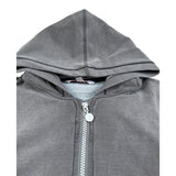 Boboli Felpa con Zip E Cappuccio tinta unita Grigio per Bambino FLPBB GRIGIO BOBOLI 