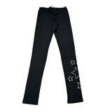 Boboli Leggins tinta unita con Stampa Nero per Bambina LGBBB NERO BOBOLI 