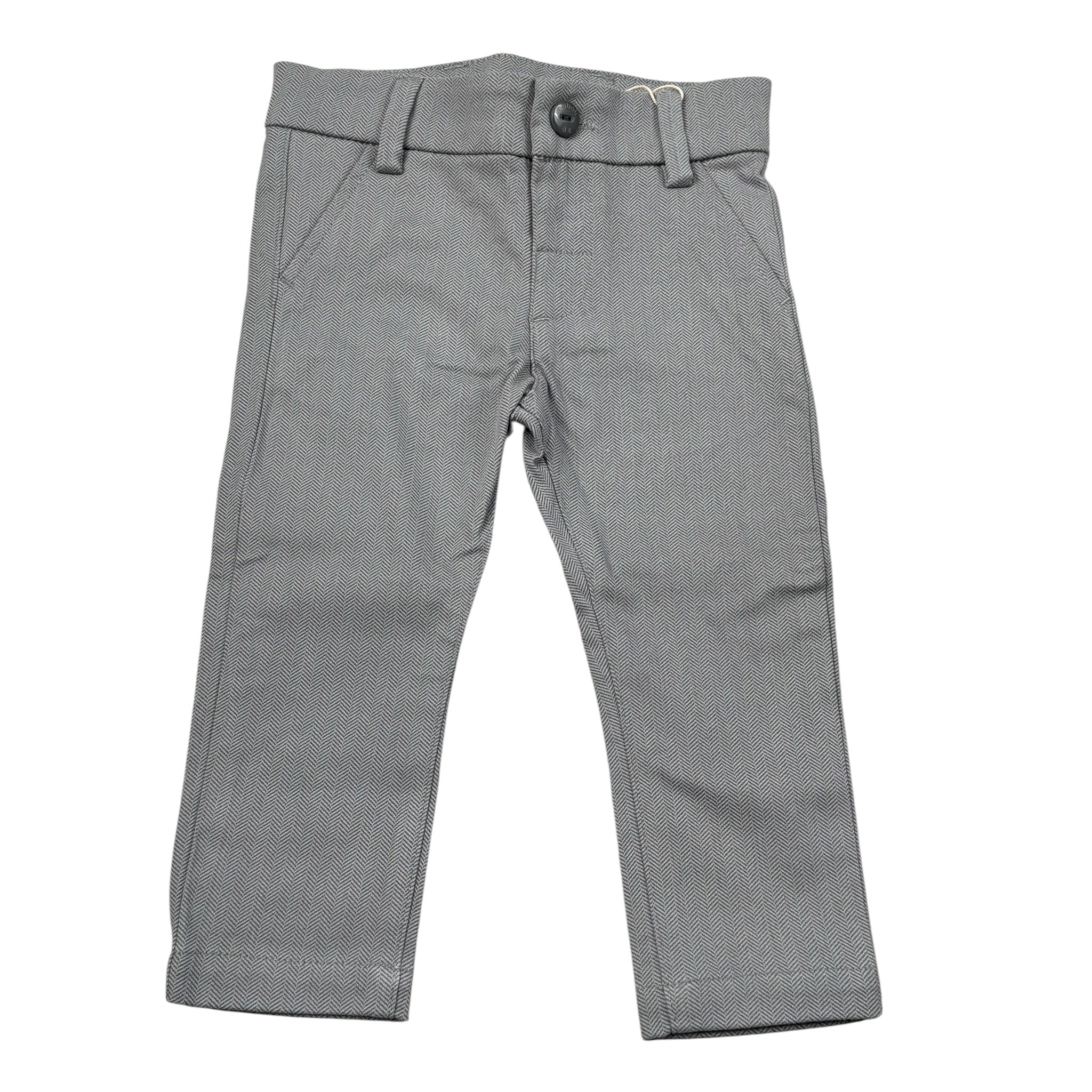 Boboli Pantalone tinta unita con Giorvita Regolabile Grigio per Neonato PTNBB GRIGIO BOBOLI 