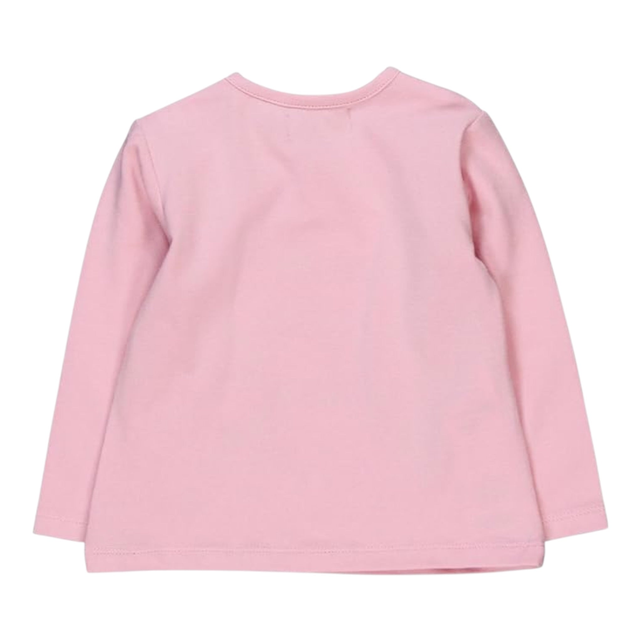 Boboli Shirt Girocollo tinta unita con Stampa Rosa per Neonata SHTBBB ROSA BOBOLI 